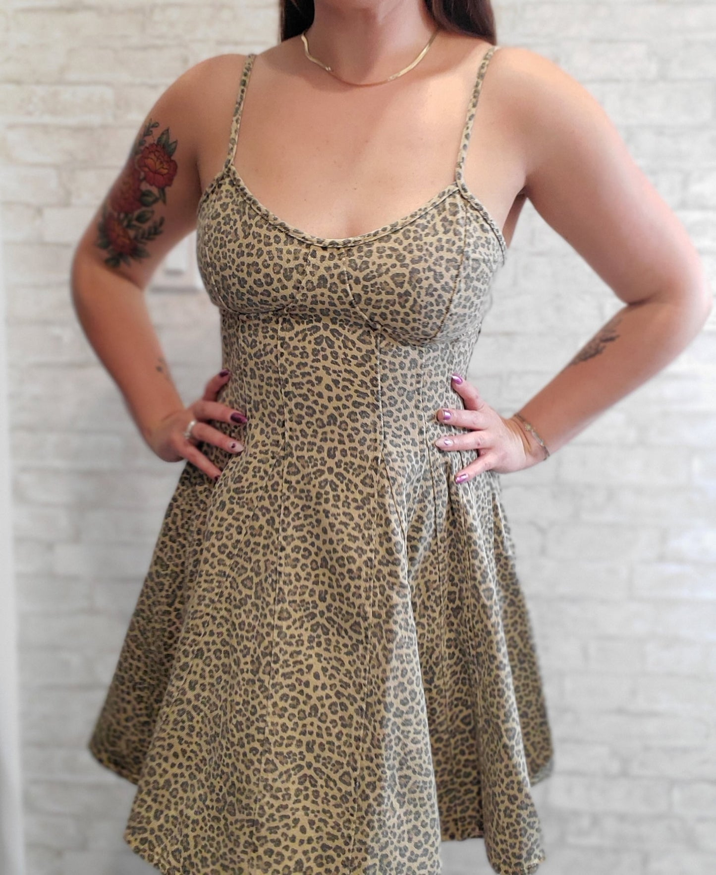 Cheetah Print Dress