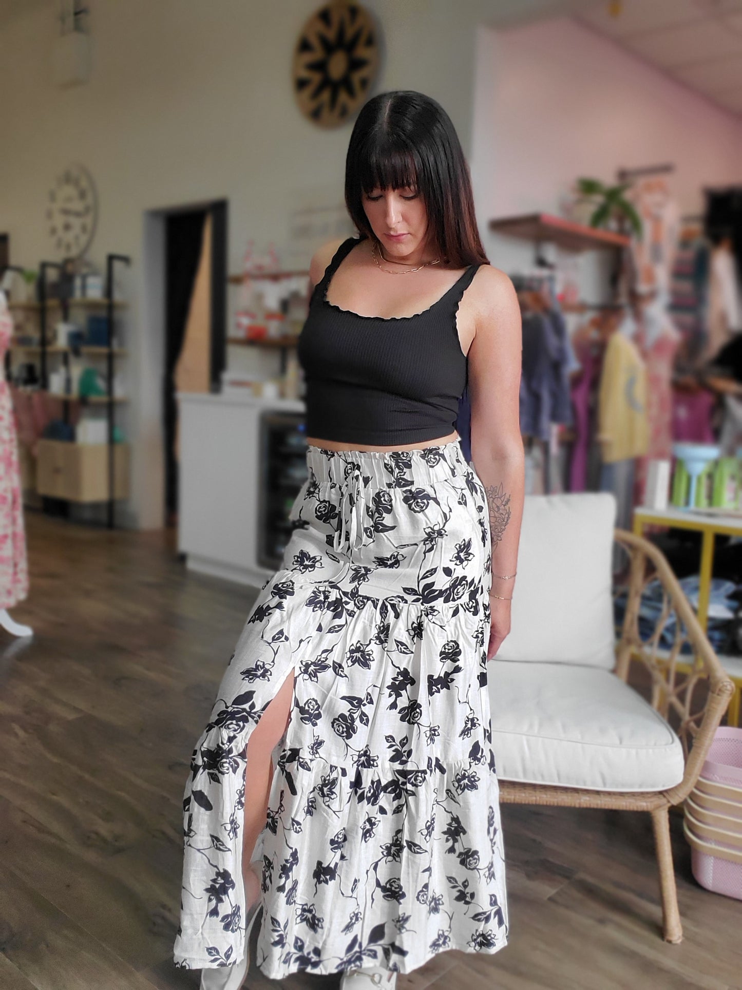 Floral Boho Skirt
