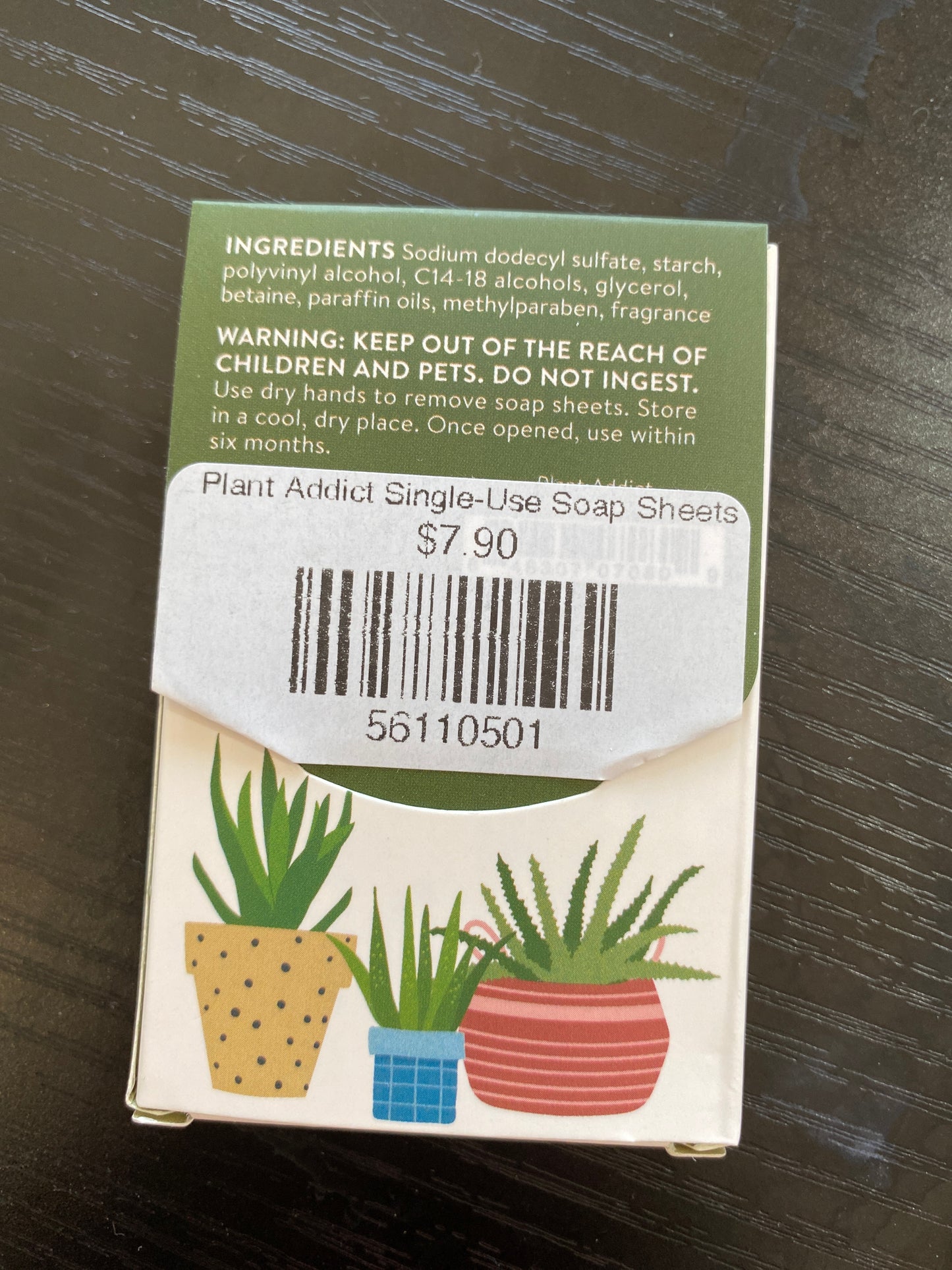 Plant Addict Single-Use Soap Sheets