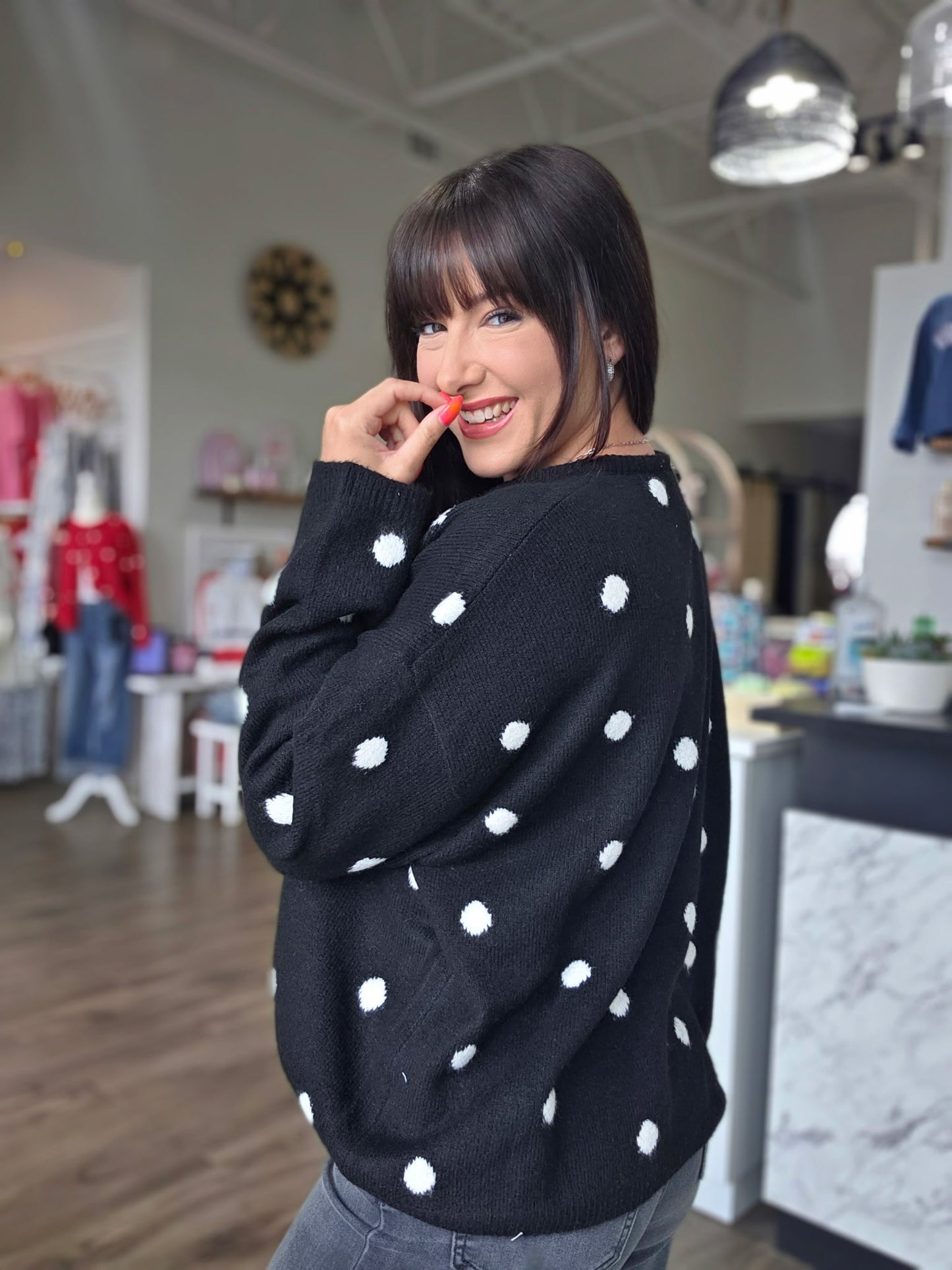Polka Dot Cardigan