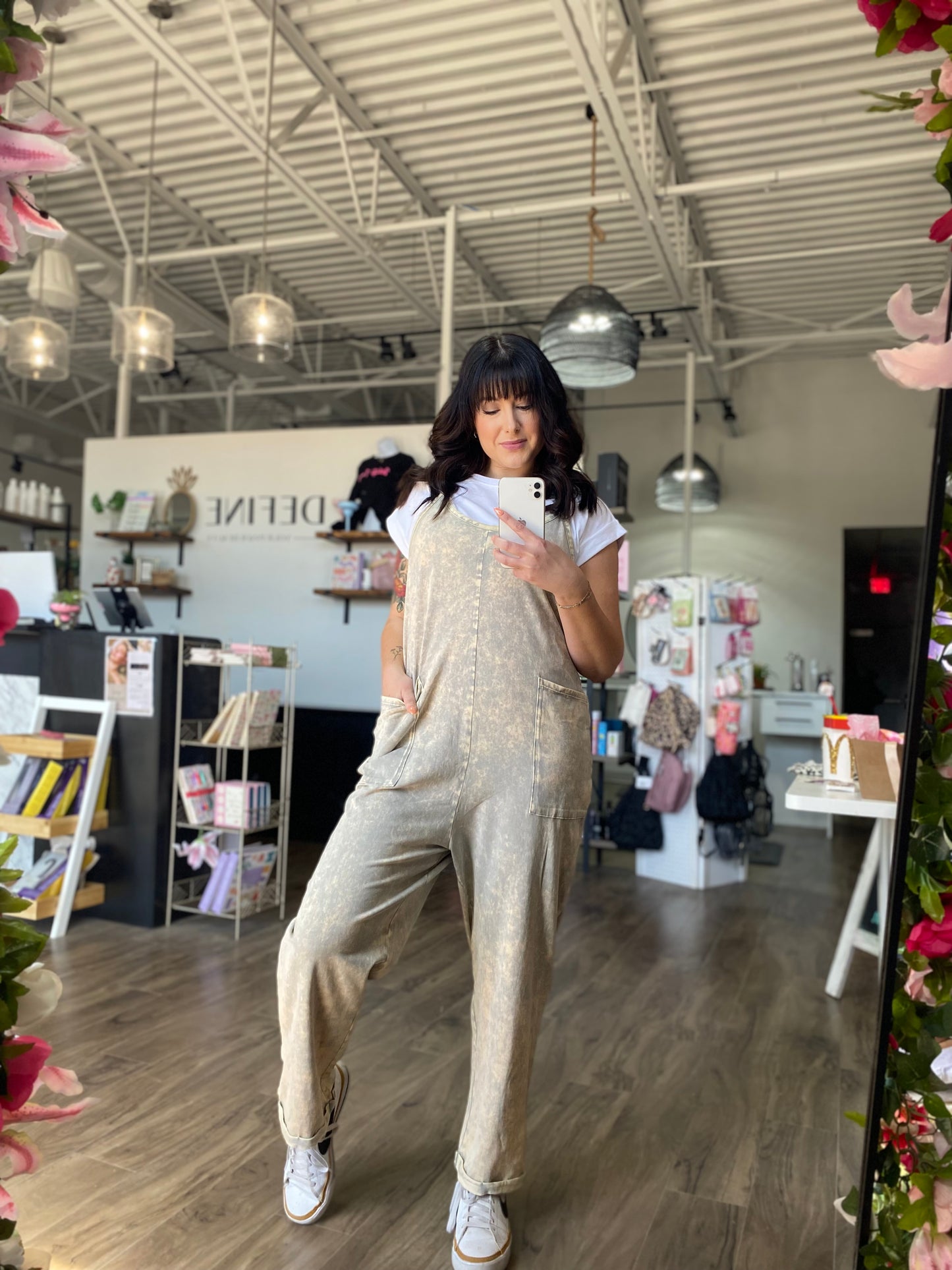 Acid Washed Jumpsuit