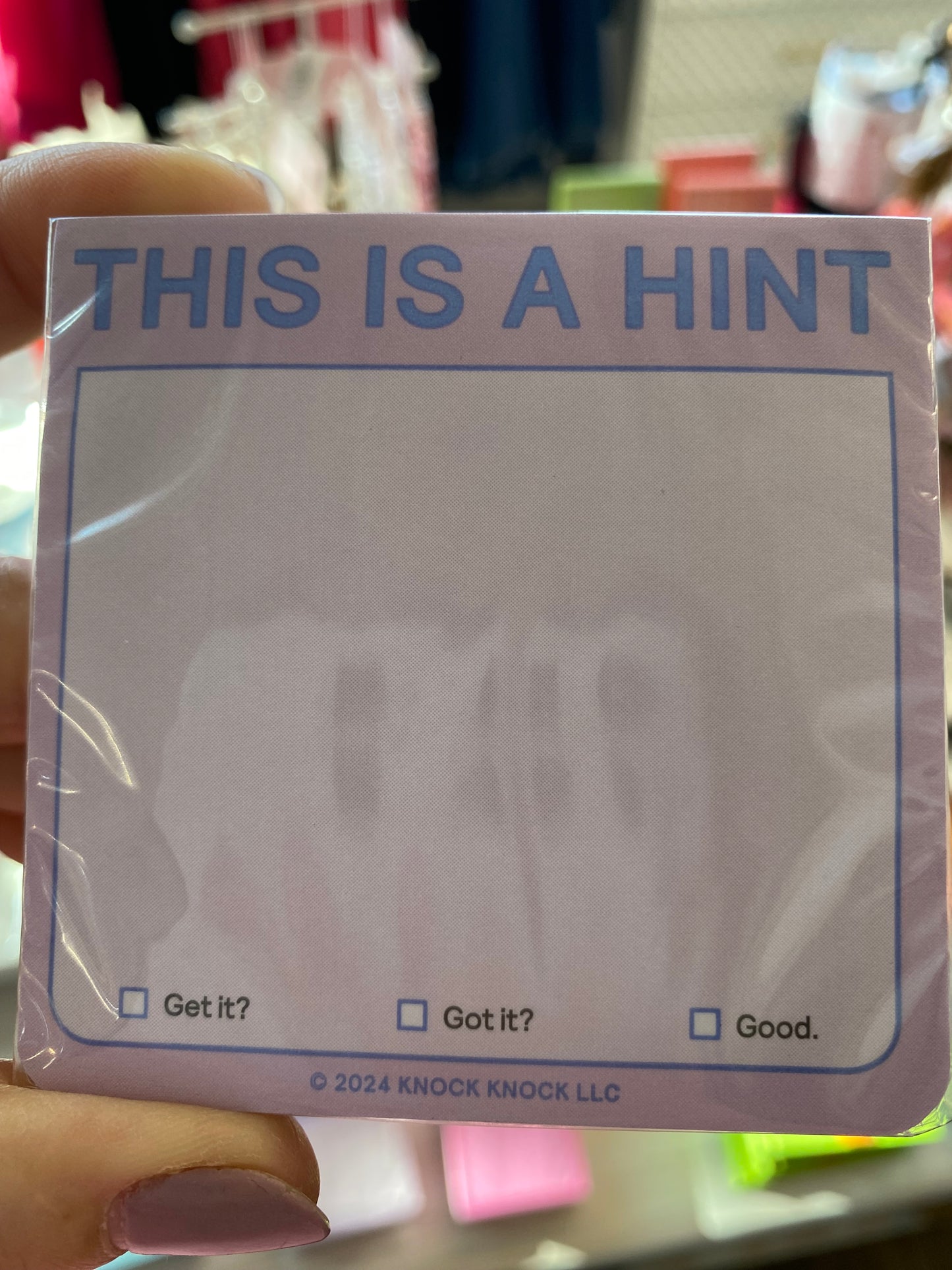 This Is A Hint Sticky Note