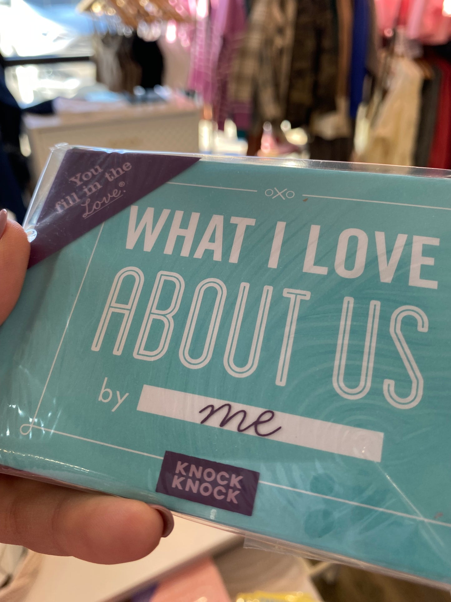 What I Love About Us Fill in the Love Book
