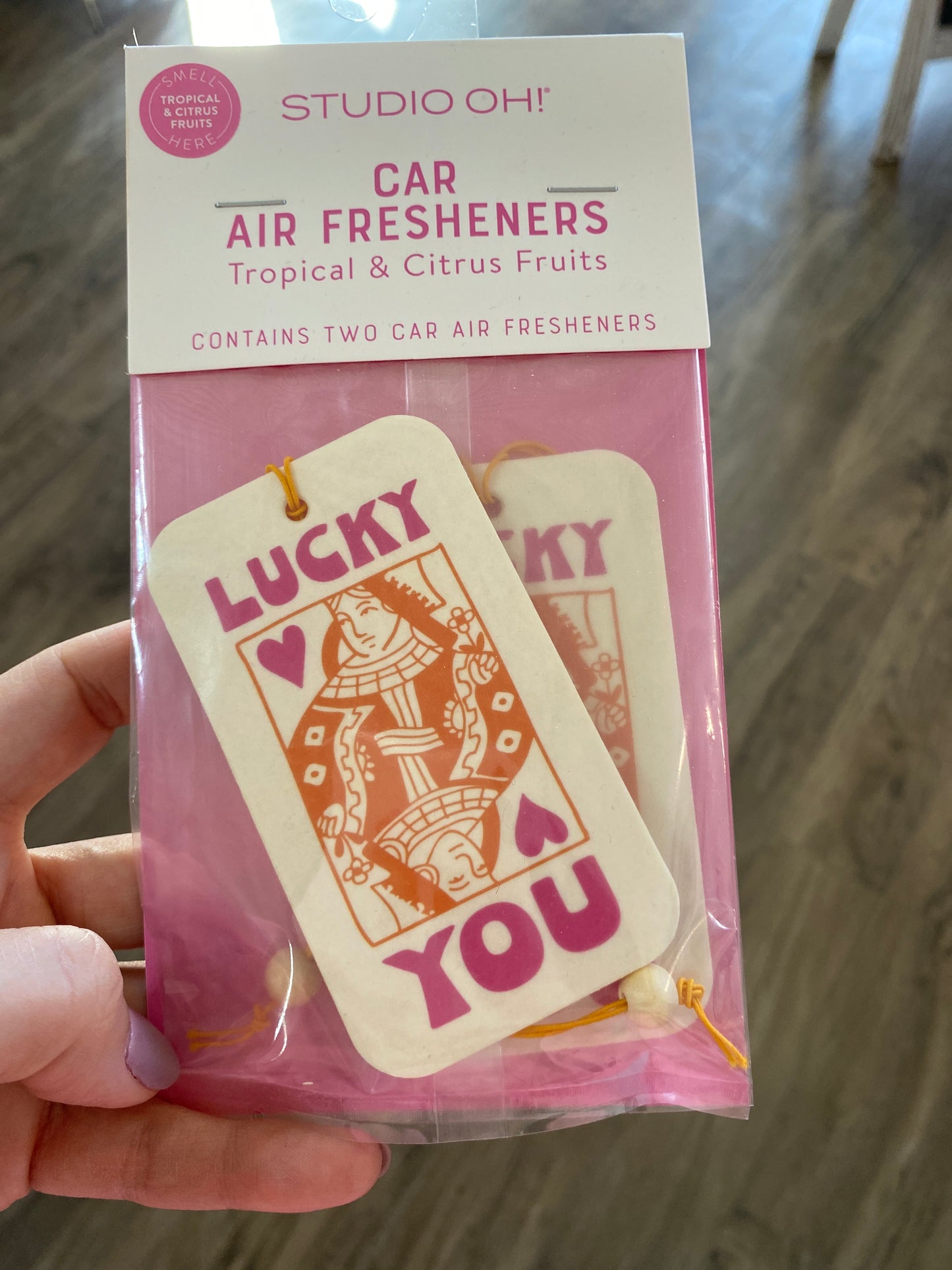 Lucky Card Car Air Freshener