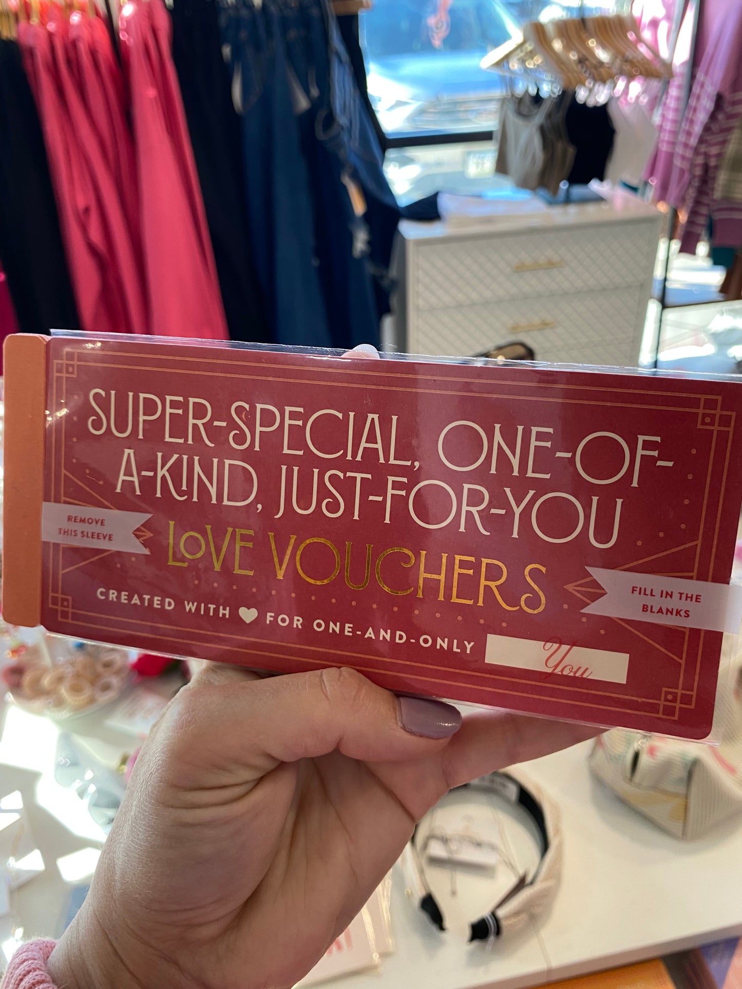 Fill in the Love Love Vouchers