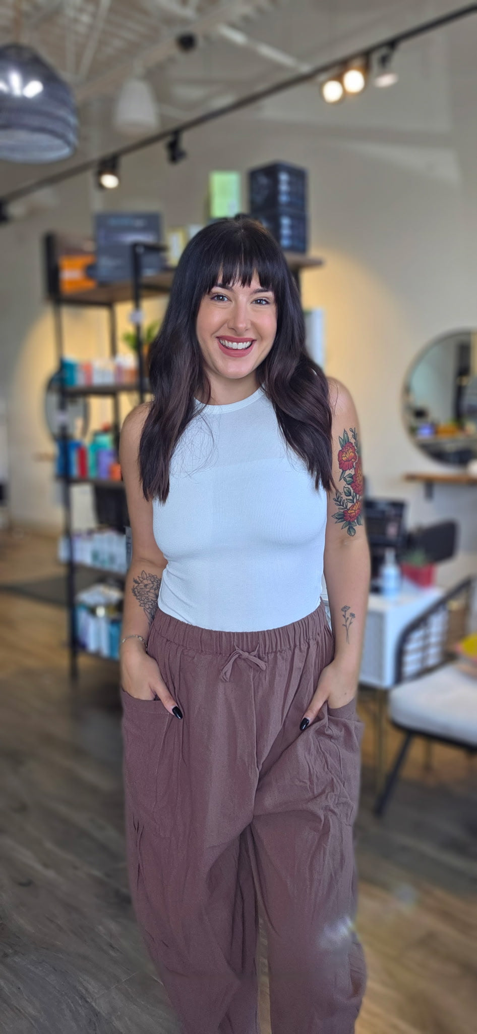 Round Neck Sleeveless Bodysuit