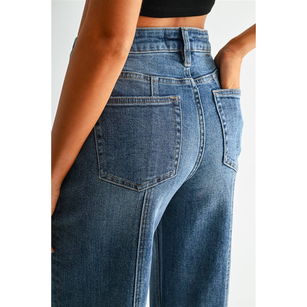 HIGH-RISE WIDE DESTROYED BACK SEAM