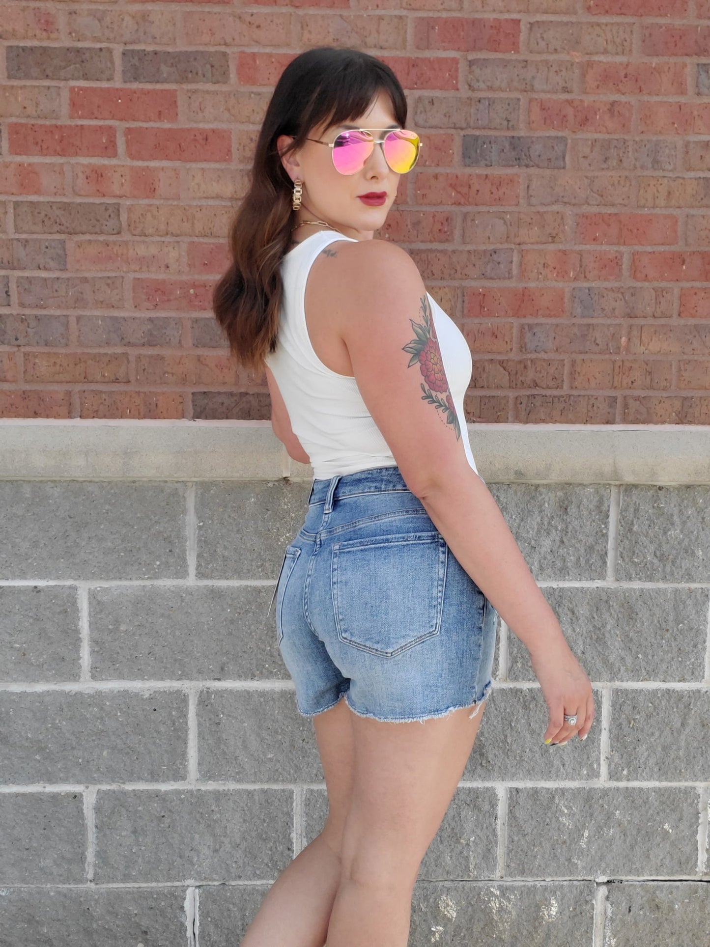 USA Embroidered Bodysuit