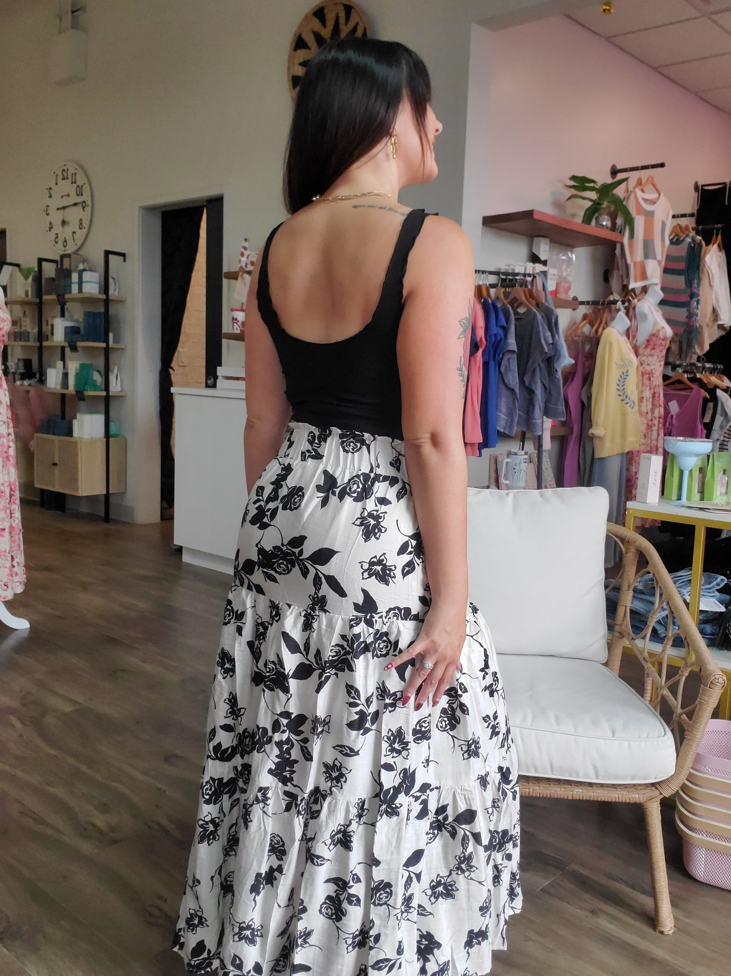 Floral Boho Skirt