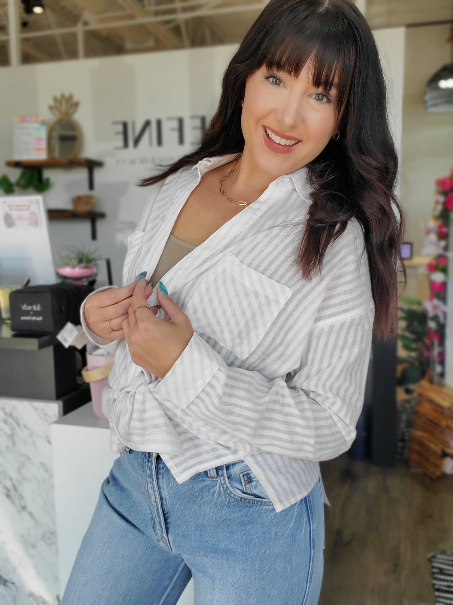 Button Down Basic Cotton Shirt