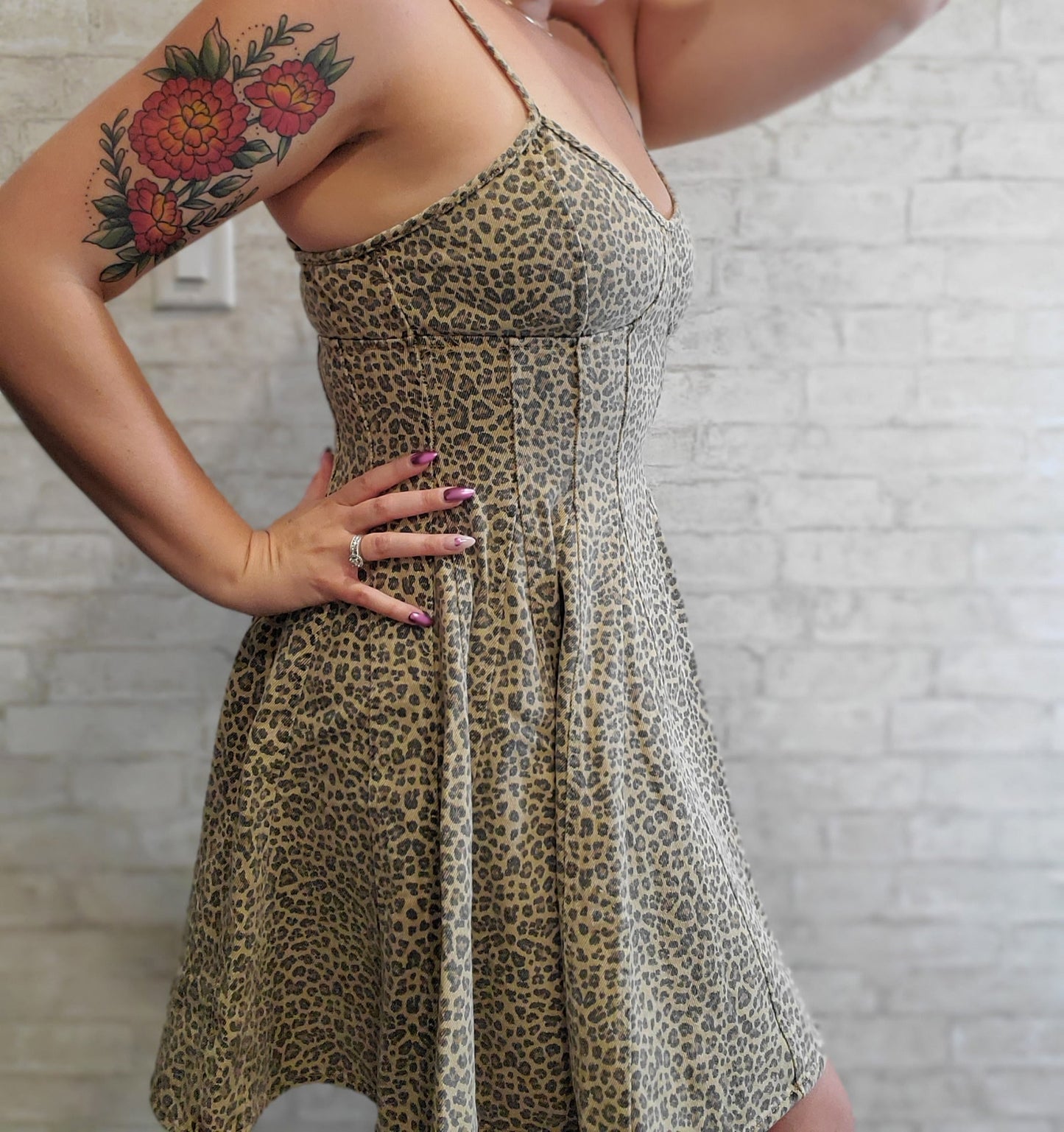 Cheetah Print Dress