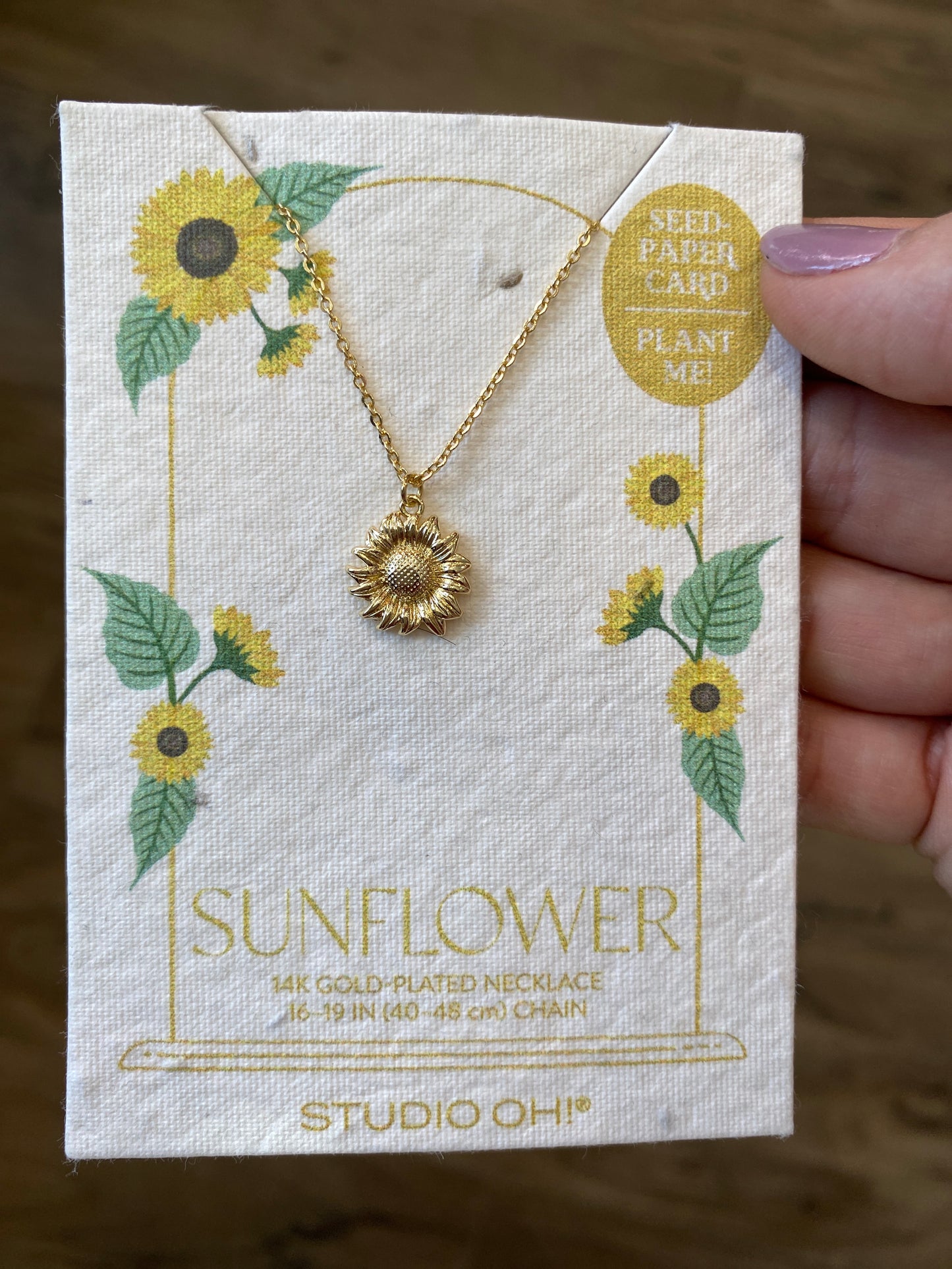 Sunflower Bloom Necklace