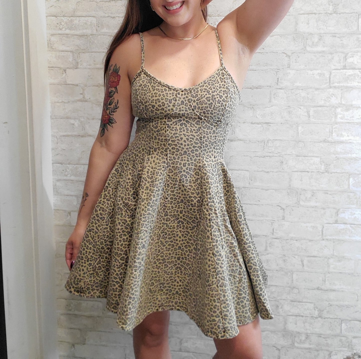 Cheetah Print Dress