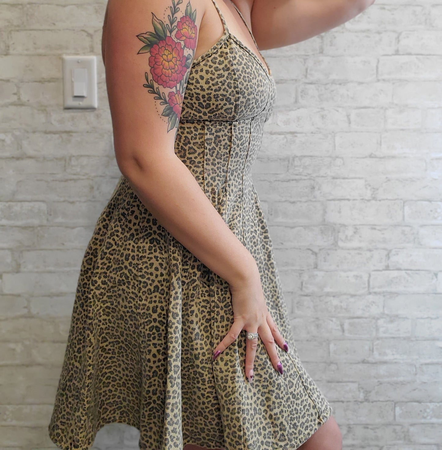 Cheetah Print Dress