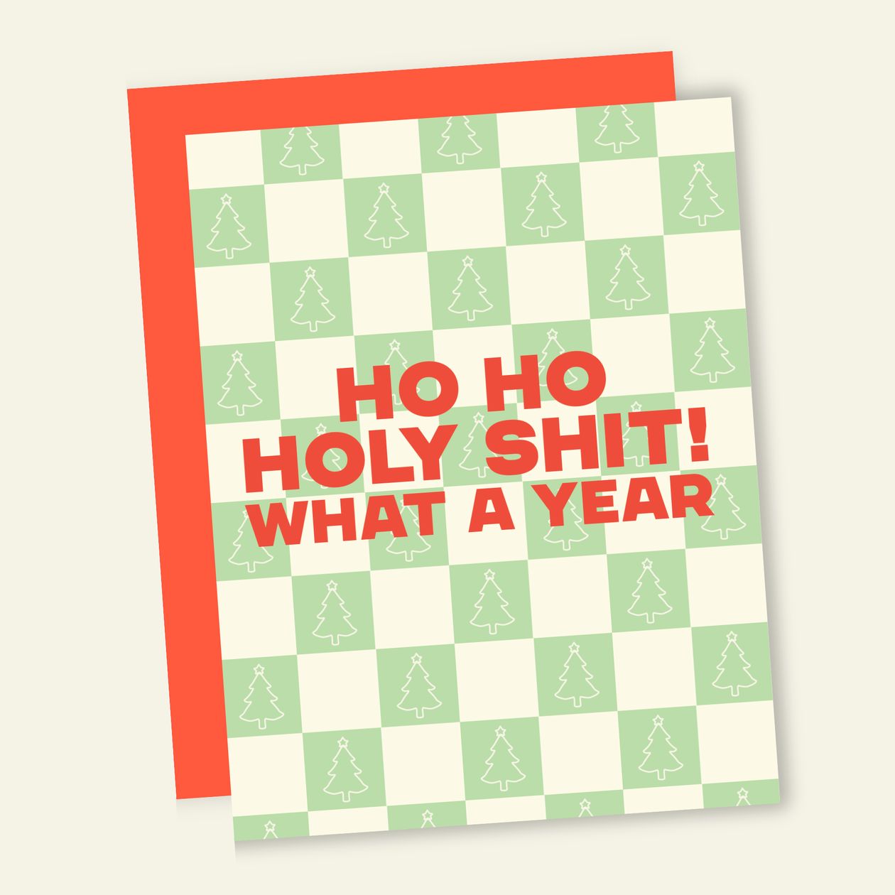 Holy Shit | Funny Holiday Greeting Card