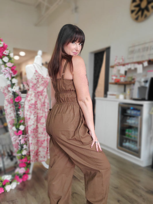 Ruched Top Romper