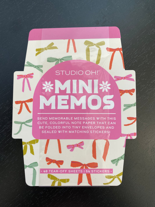 Put A Bow On It Mini Memos with Stickers