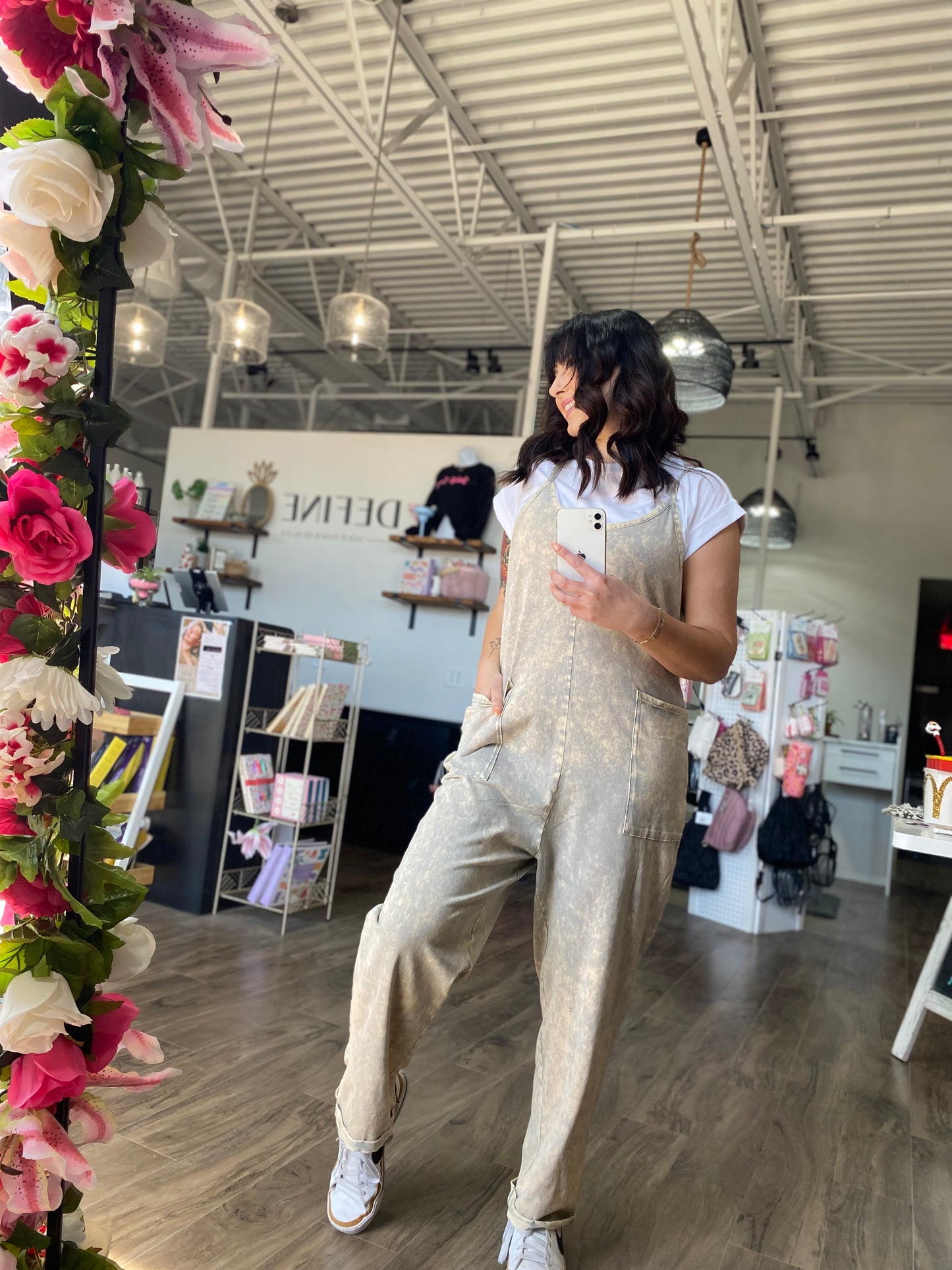 Acid Washed Jumpsuit