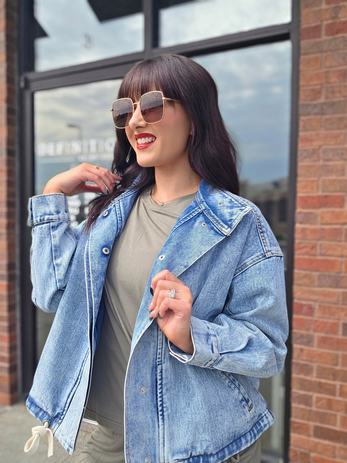 Boxy Oversized Denim Jacket