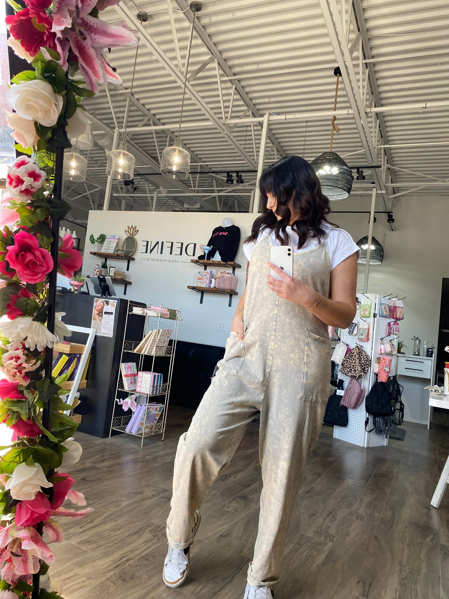 Acid Washed Jumpsuit