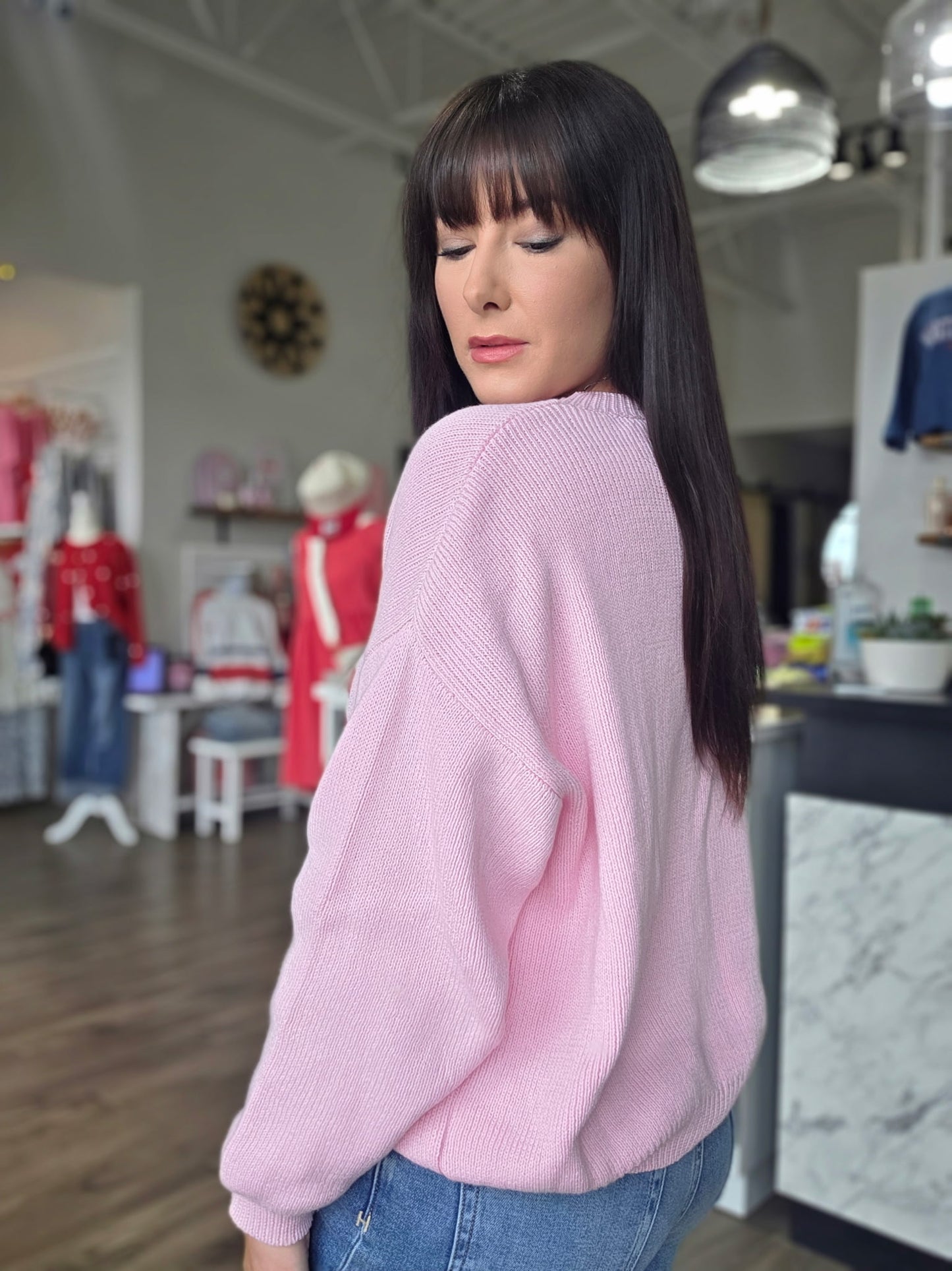 Over Sized Flag Sweater