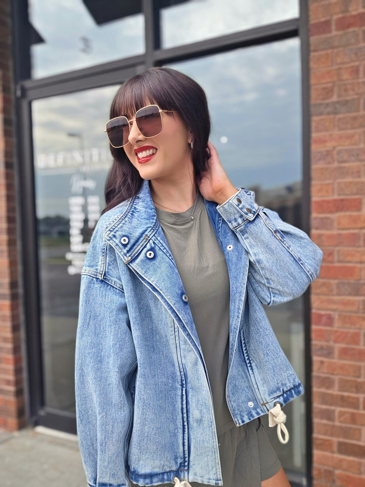 Boxy Oversized Denim Jacket