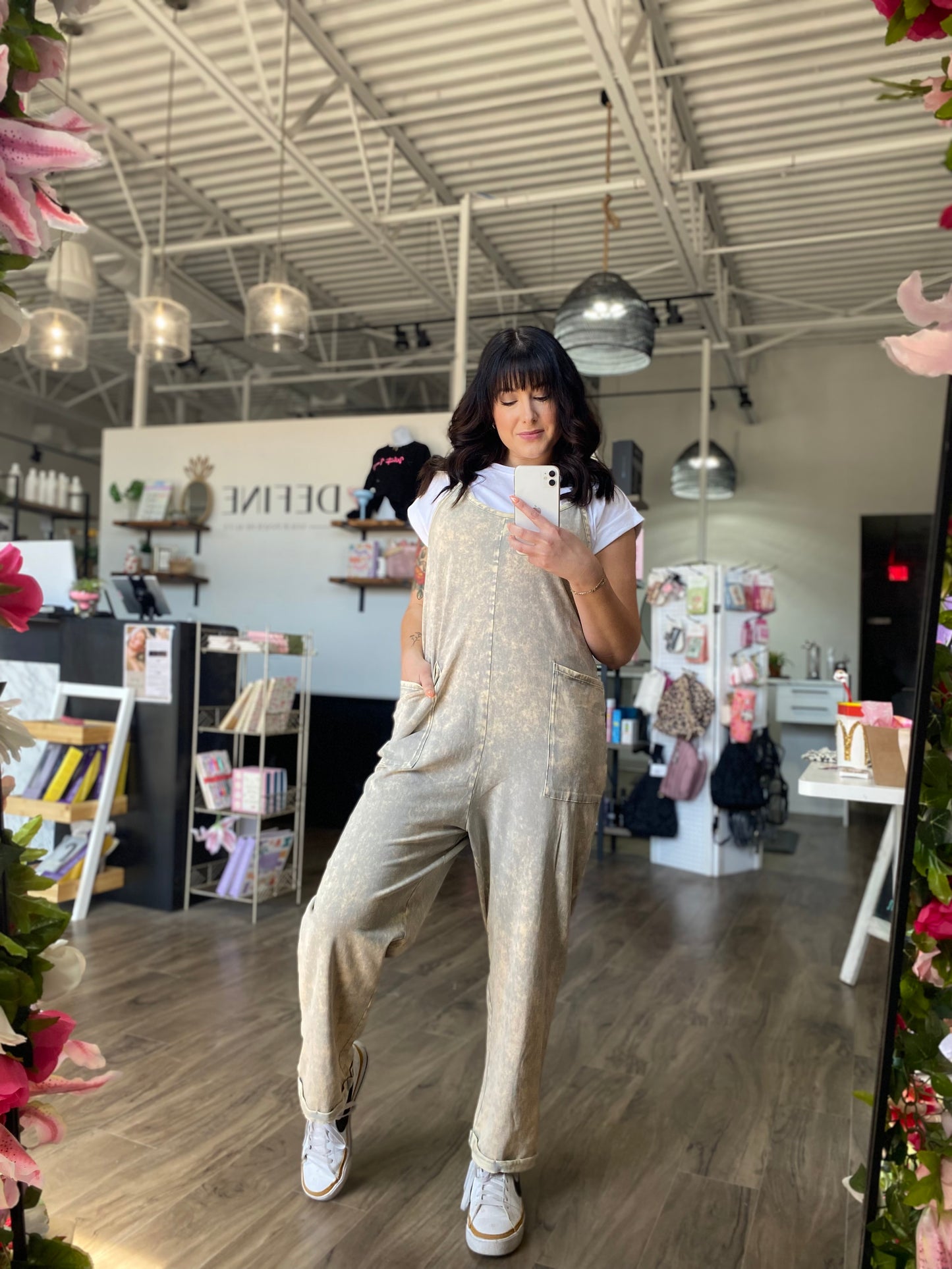 Acid Washed Jumpsuit