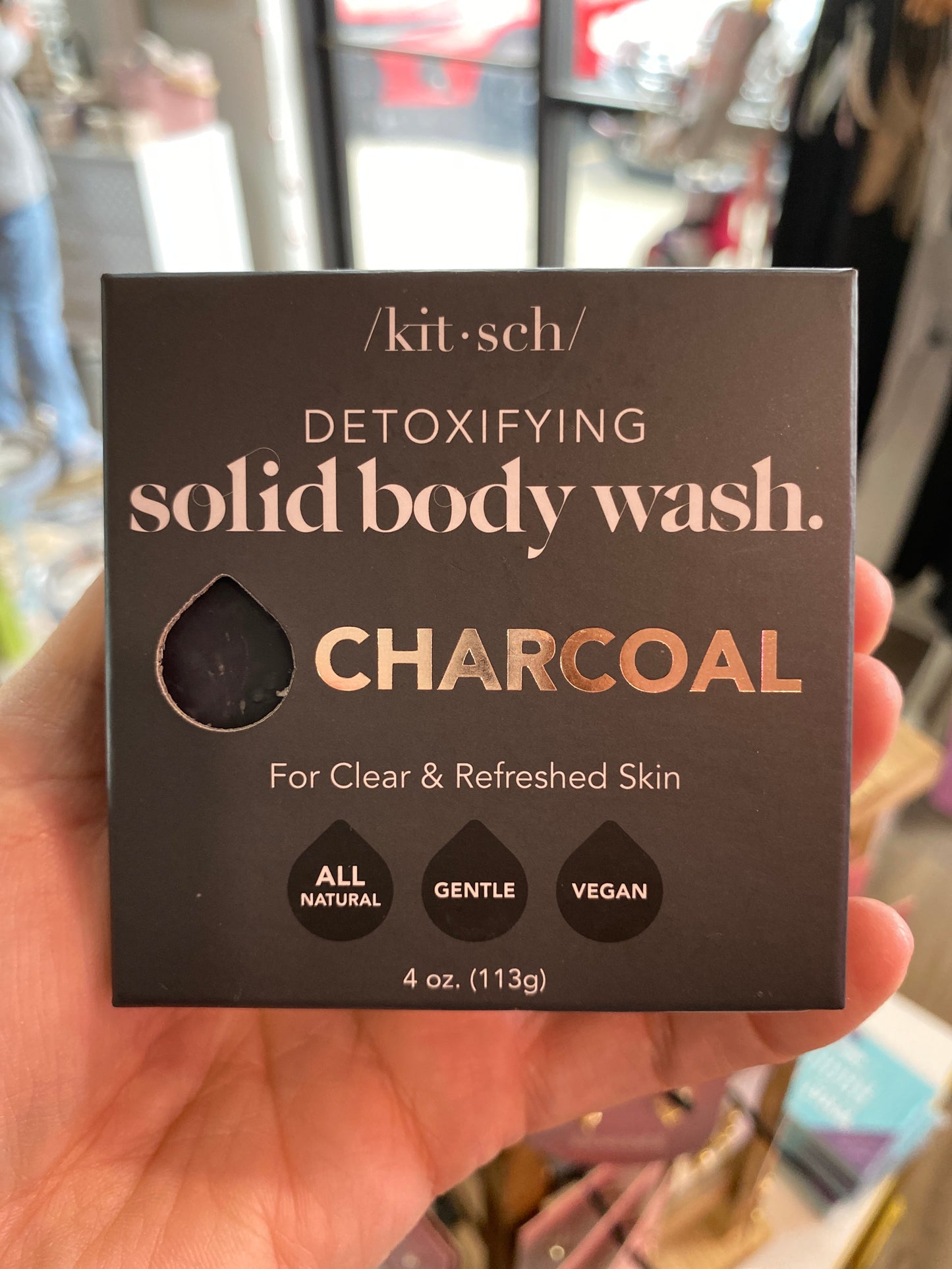 Solid Body Wash Bar Charcoal