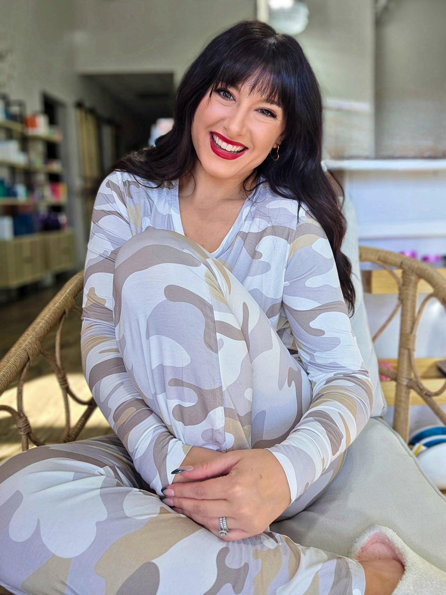 Camo Womens Bamboo Pajama