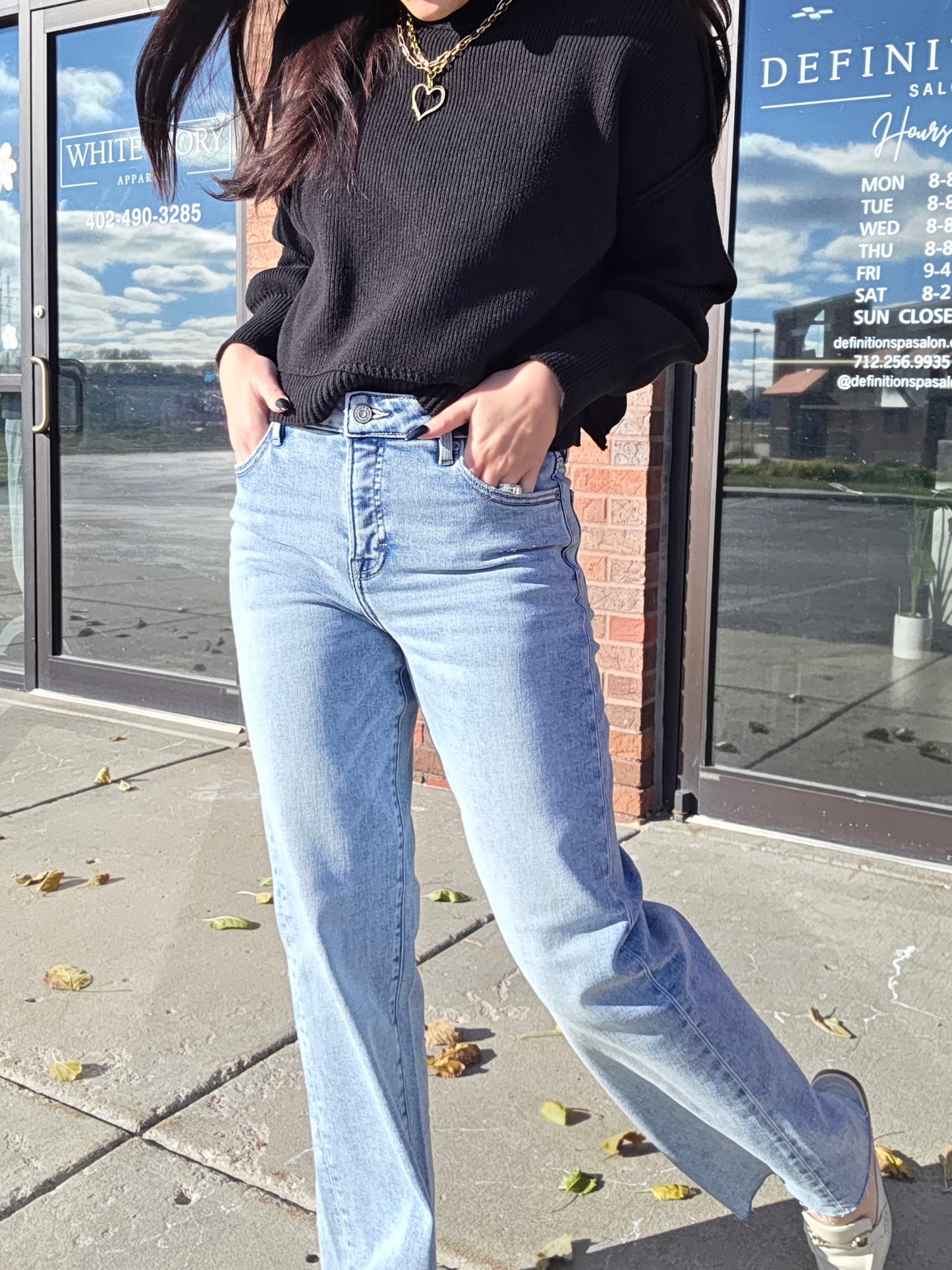 Clean Stretch Classic Straight Light Wash