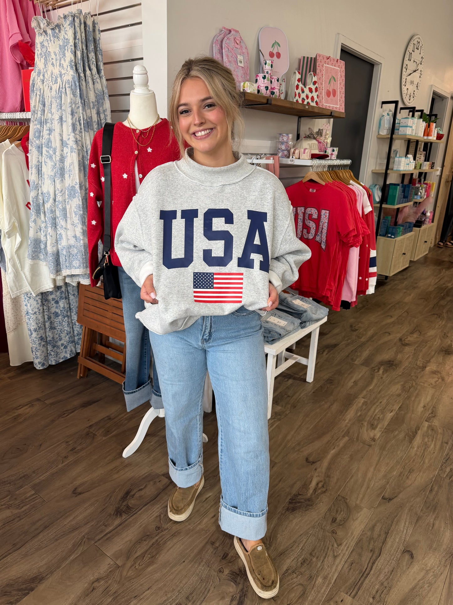 Usa/America  Reversible Mockneck Preorder Restock!