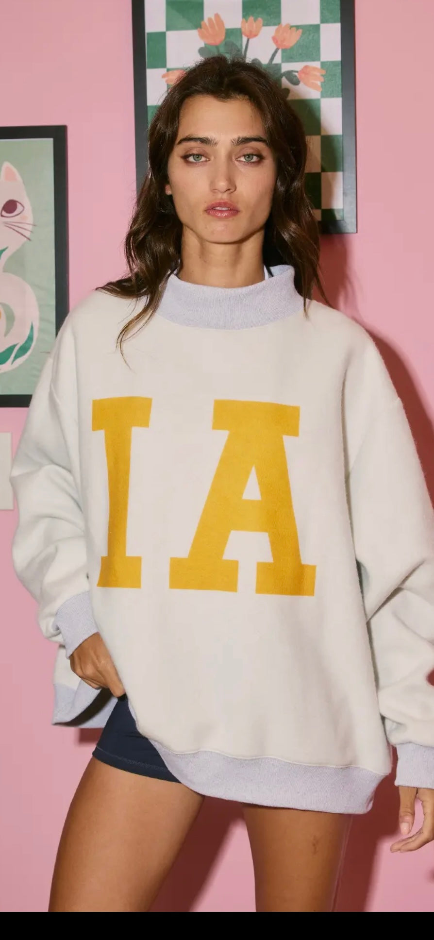 Iowa Reversible Mock Neck Sweatshirt Preorder!