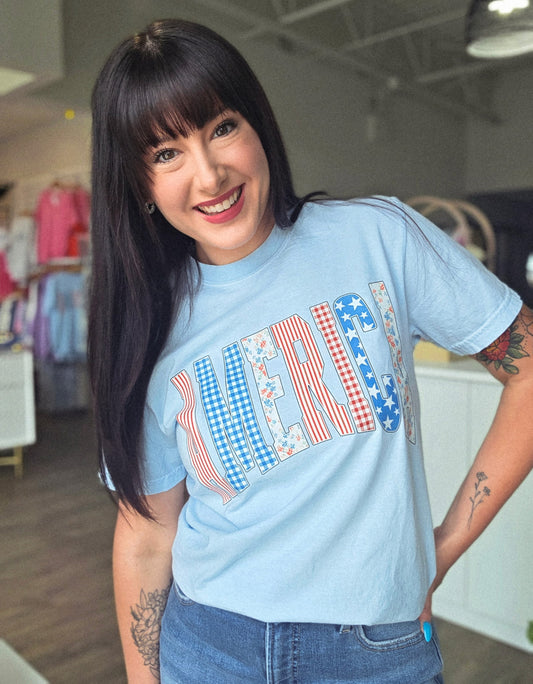 America Patchwork Tshirt