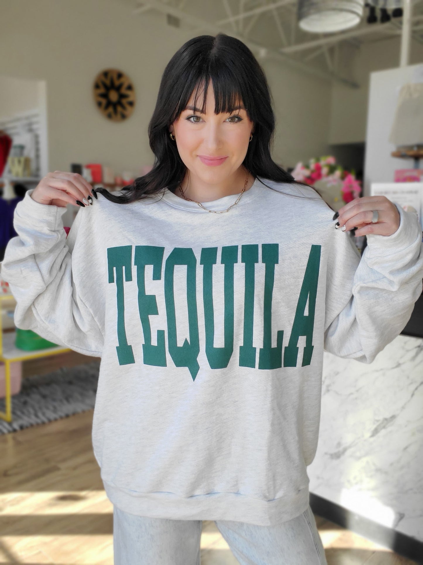 Tequila Graphic Sweatshirt