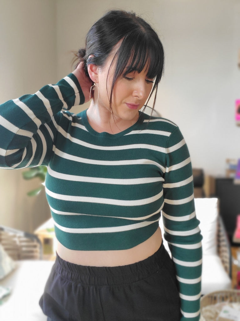 Striped Long Sleeve Top