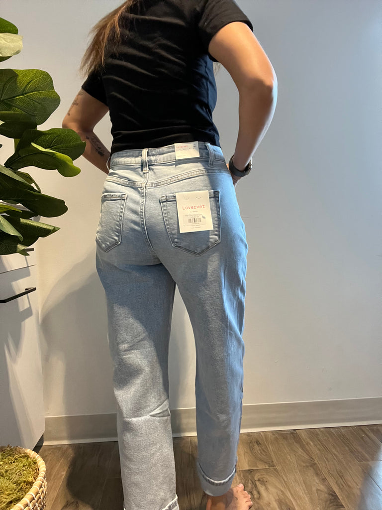 High Rise Barrel Jeans