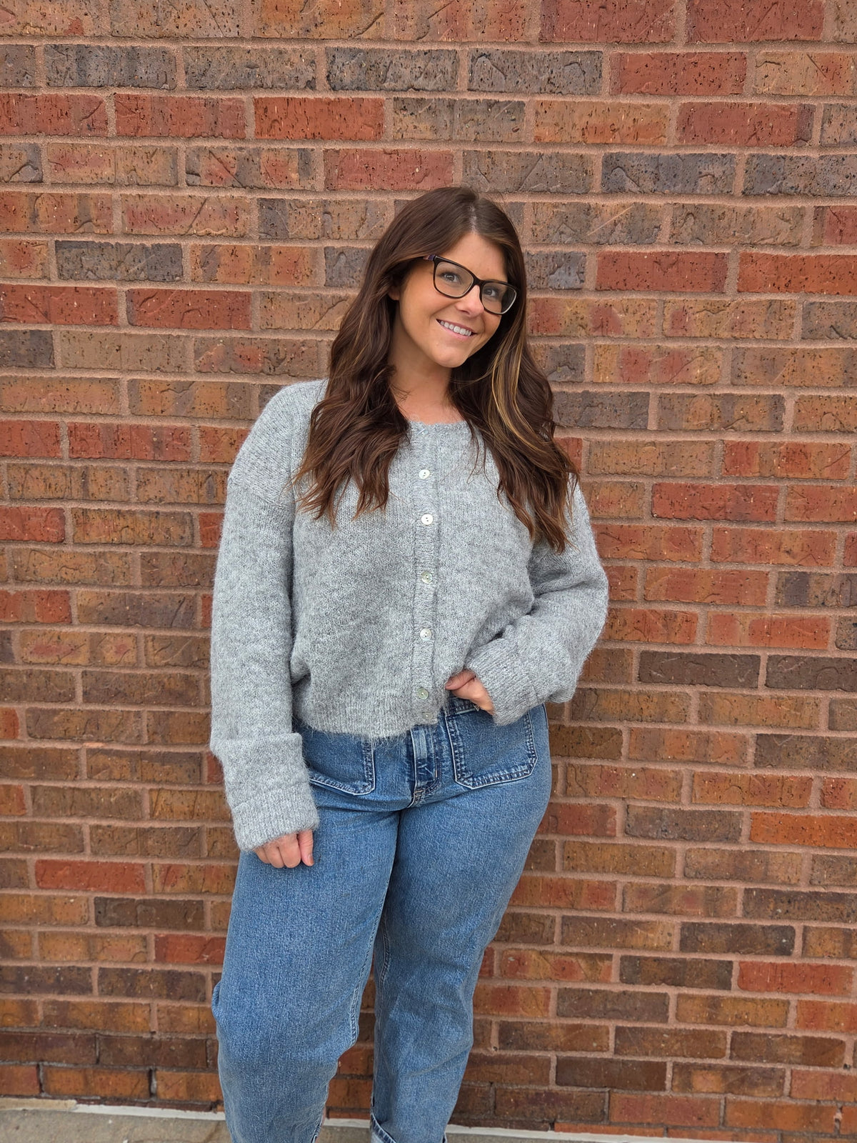 Button Up Knit Cardigan