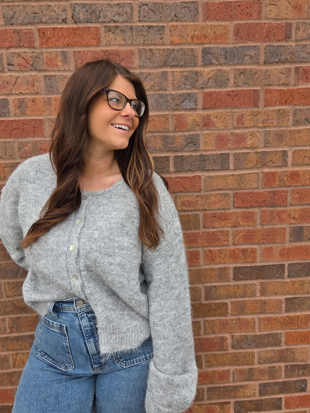 Button Up Knit Cardigan