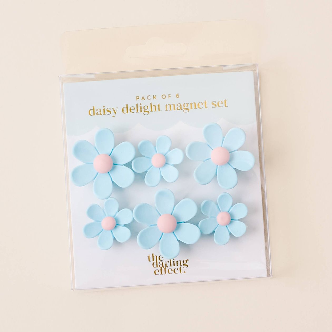 Daisy Delight Magnet Set-Blue