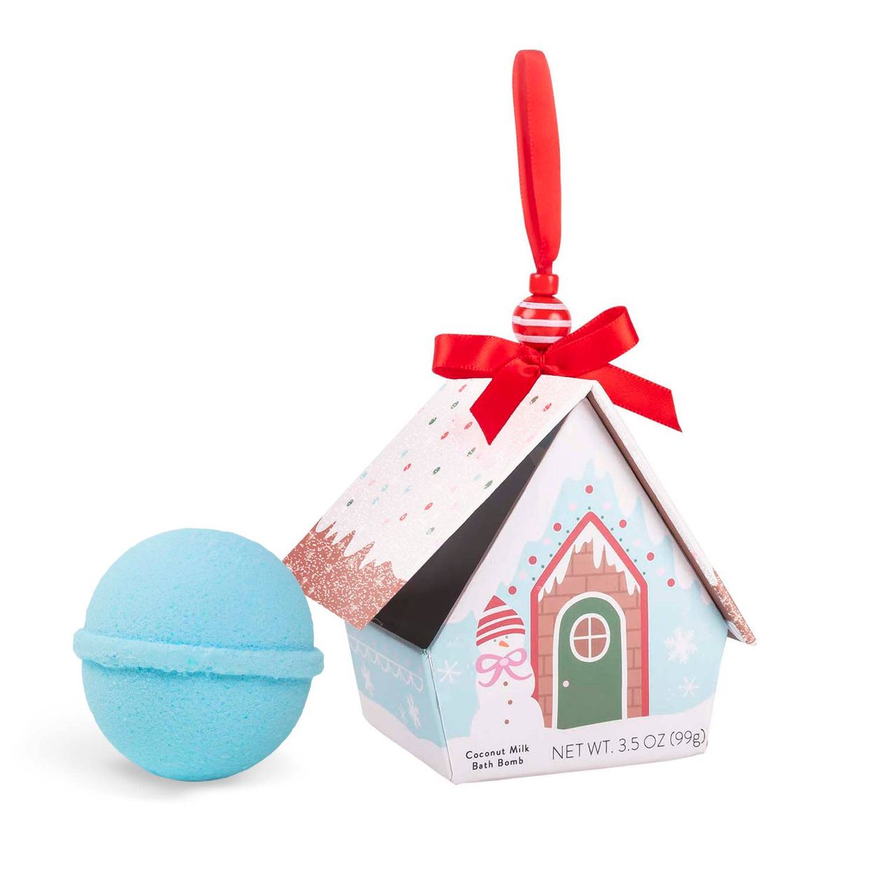 Bath Bomb Christmas Ornament House