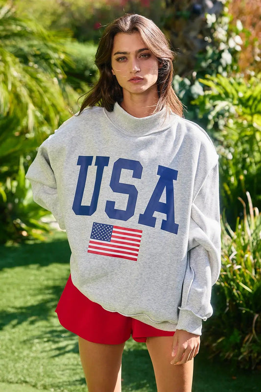 Usa/America  Reversible Mockneck Preorder Restock!