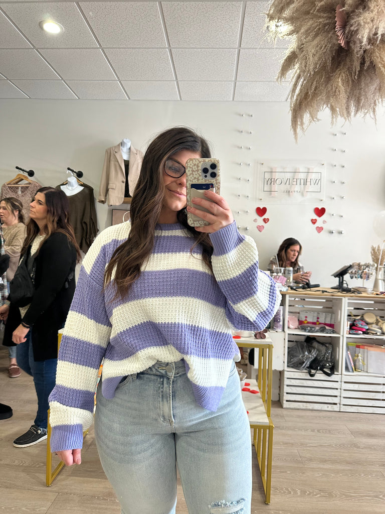 Striped Roundneck Sweater